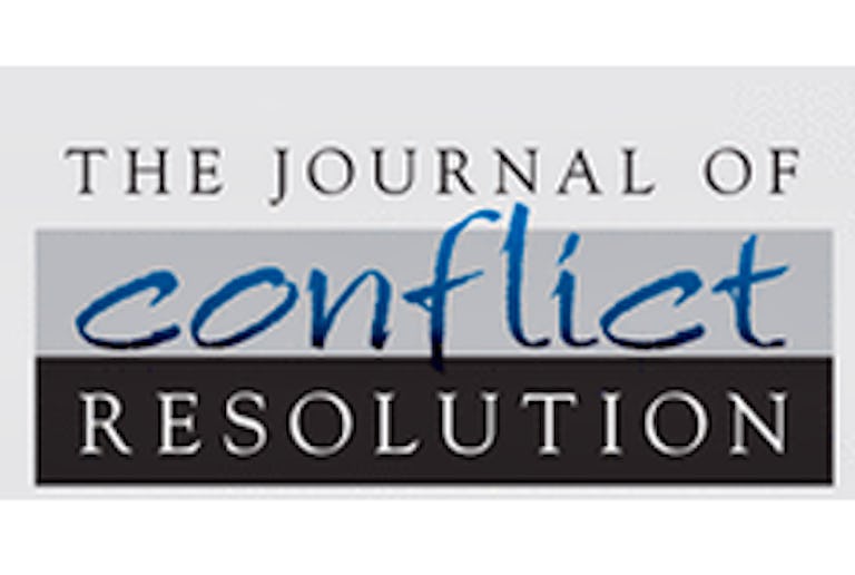 En The Journal of Conflict Resolution se ha publicado el estudio de los investigadores. Esta revista es reconocida por sus publicaciones sobre los conflictos.