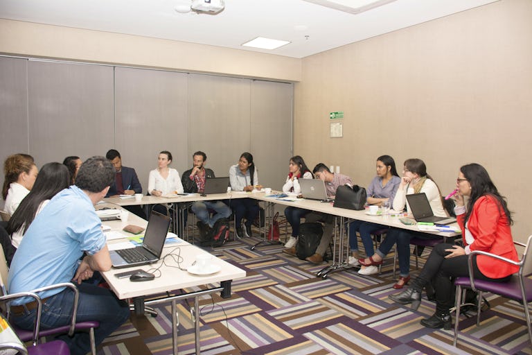 Encuentro en Bogotá para hacer un balance parcial de la aplicación de "El Sirirí" que han hecho algunos aliados regionales en los espacios de participación de los PDET