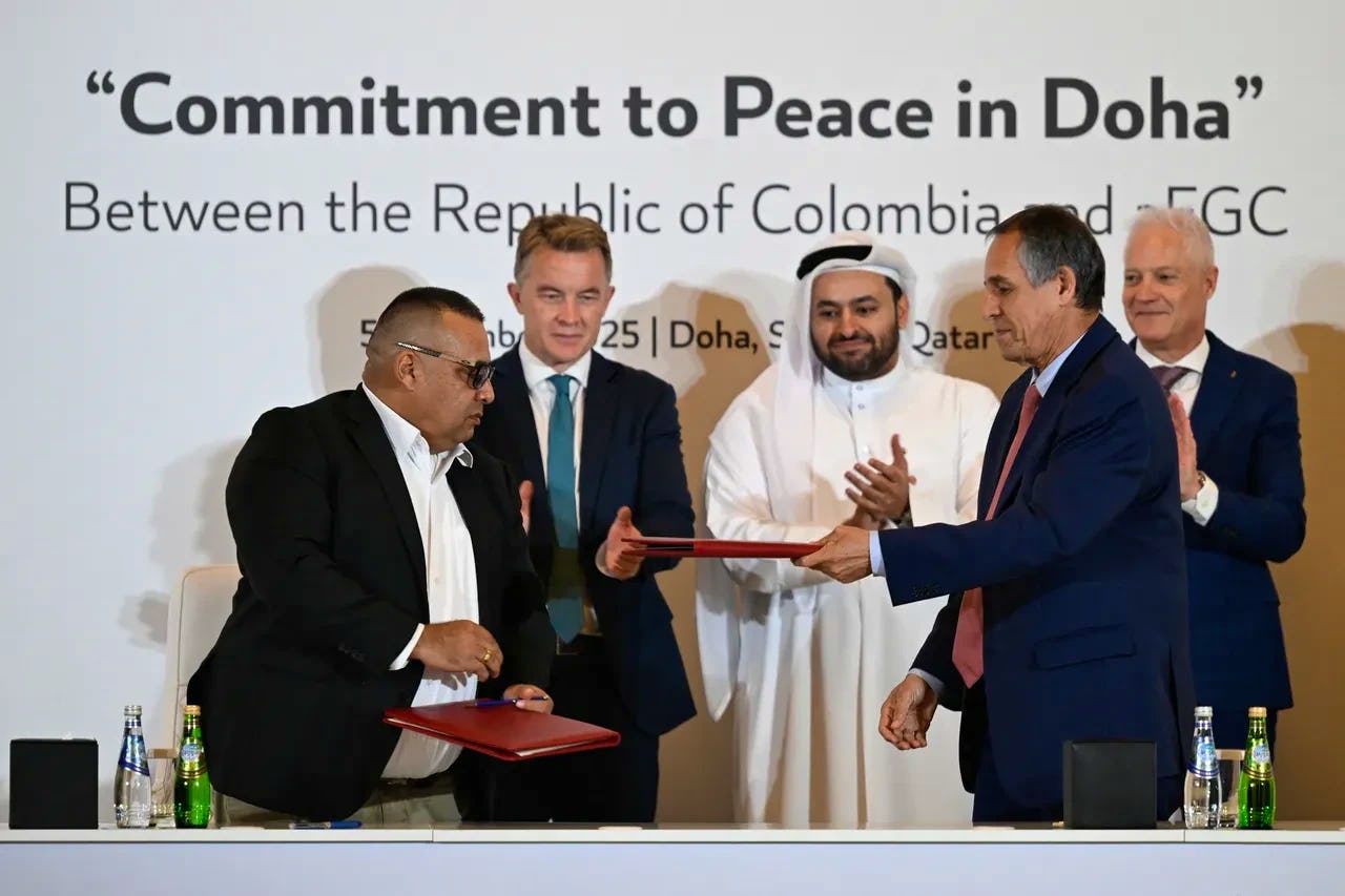 Diálogos con Clan del Golfo en Catar