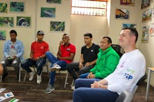 Hombres del proyecto Ruta de la Confianza paraticipan del encuentro de hombres en Buriticá -Antioquia